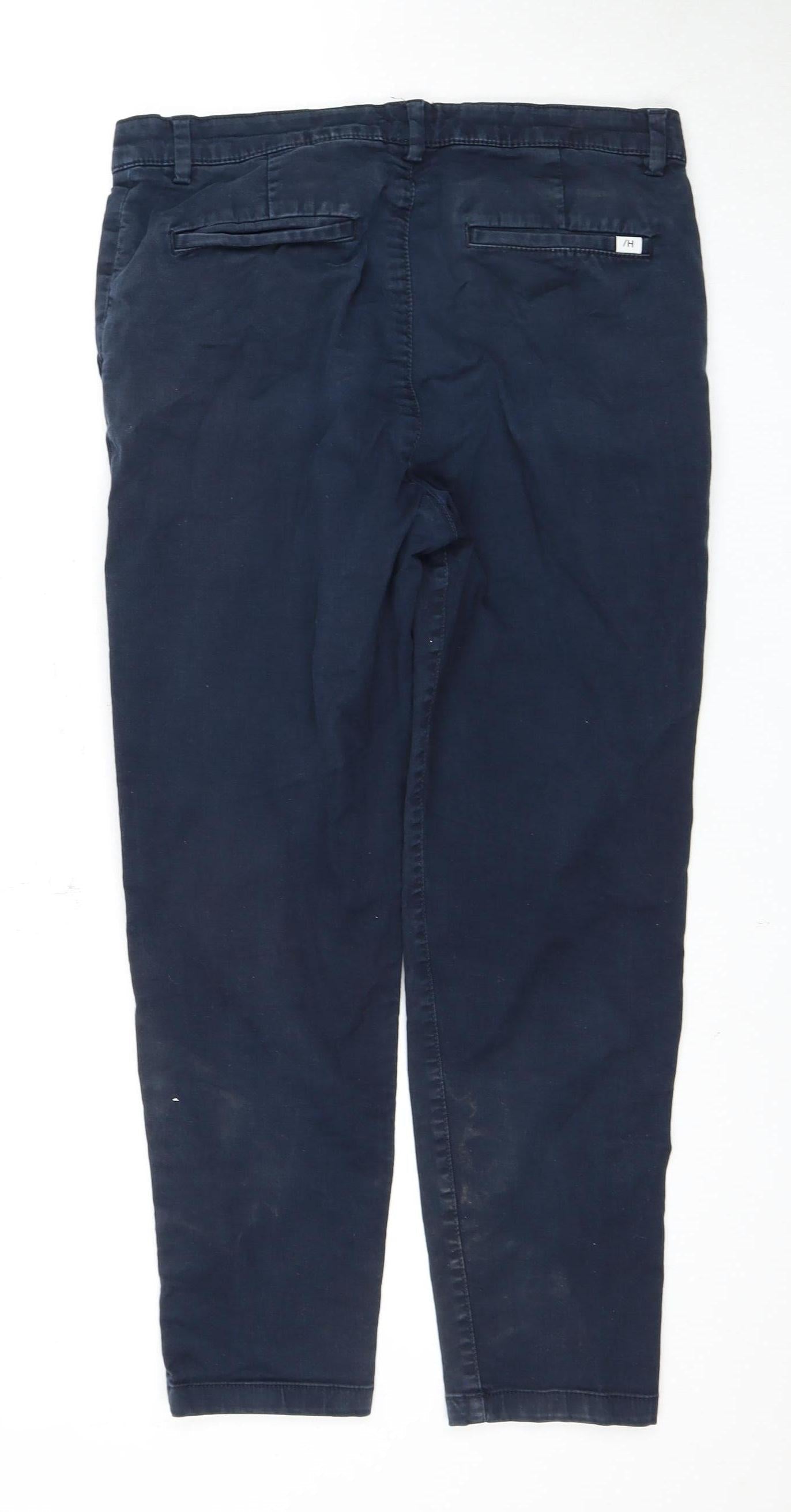 Selected Homme Men's Blue Chino Trousers L