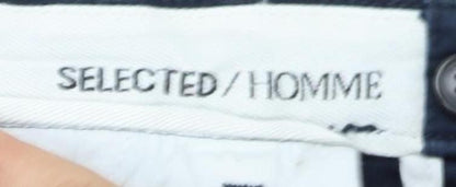 Selected Homme Men's Blue Chino Trousers L