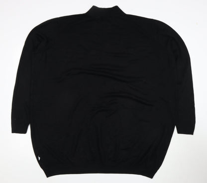 Collusion Women's Black High Neck Pullover Jumper, Size 10