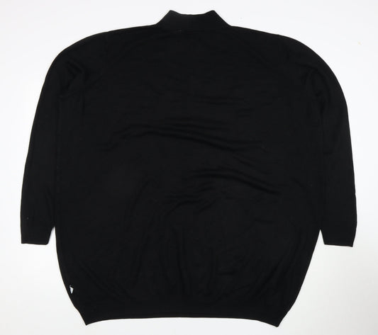 Collusion Women's Black High Neck Pullover Jumper, Size 10