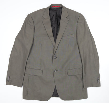 Mens UK Size 40 Burton Regular Grey Suit Jacket