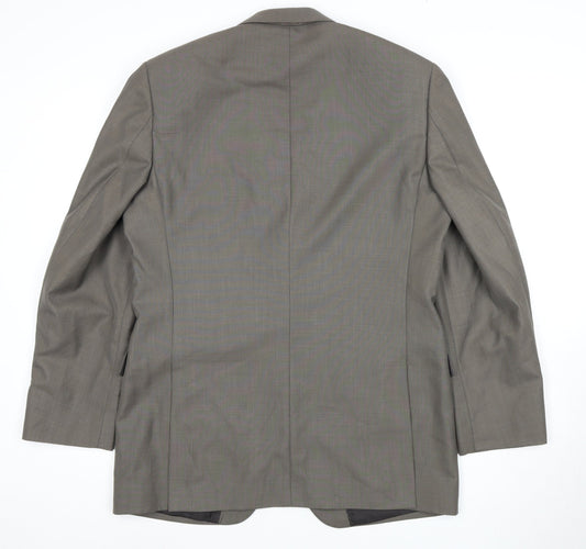 Mens UK Size 40 Burton Regular Grey Suit Jacket