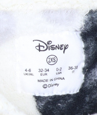 Disney Women's White Fleece Mickey Mouse Lounge Top
