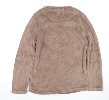 Disney Women's Brown Simba Fleece Pyjama Top 2XS
