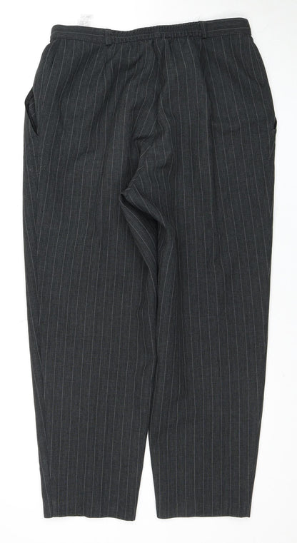Womens UK Size 16 Marks and Spencer Regular Fit  Grey Trousers