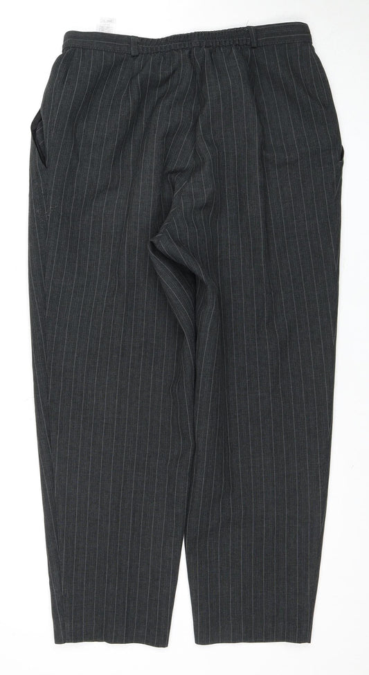 Womens UK Size 16 Marks and Spencer Regular Fit  Grey Trousers