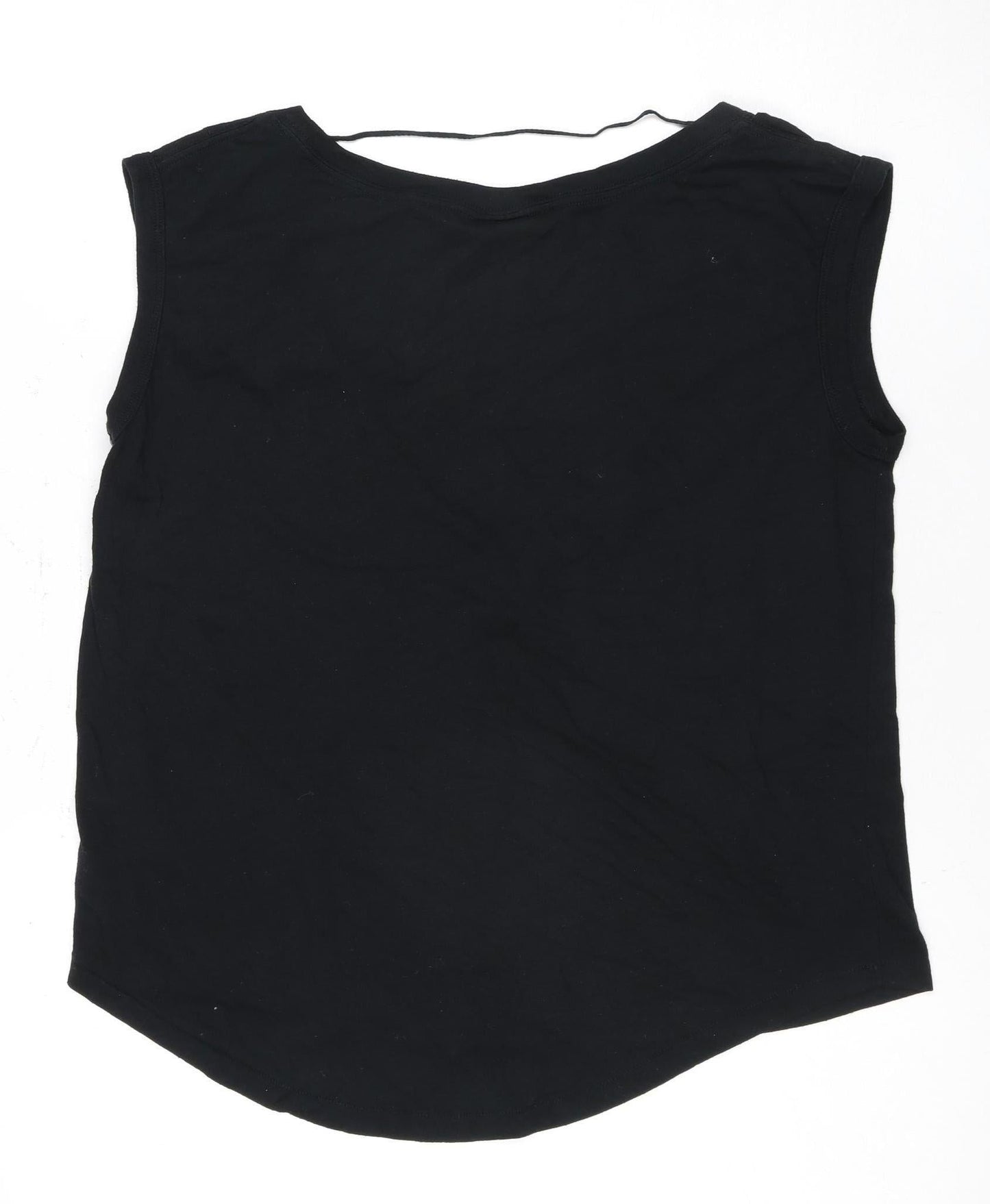 Womens UK Size L Nike Black Basic Tank