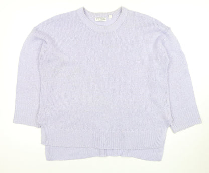 Womens UK Size L Brave Soul White Pullover Jumper