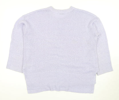 Womens UK Size L Brave Soul White Pullover Jumper