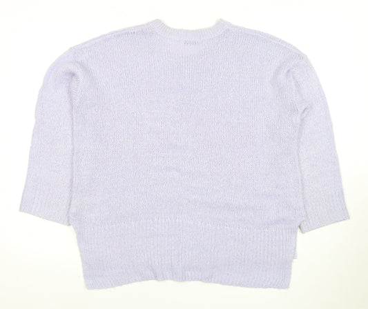 Womens UK Size L Brave Soul White Pullover Jumper