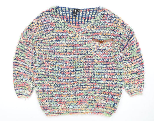 Womens UK Size 10 Izabel London Multicoloured Pullover Jumper