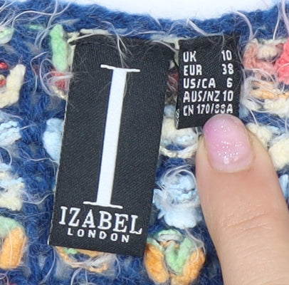 Womens UK Size 10 Izabel London Multicoloured Pullover Jumper