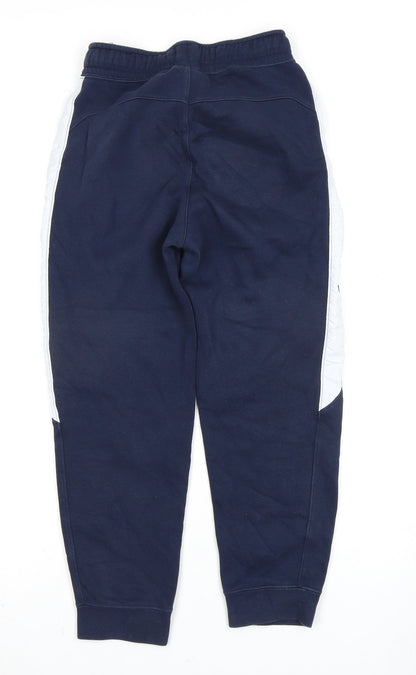 Nike Boys Blue Jogger Trousers, Size M, Cotton Blend
