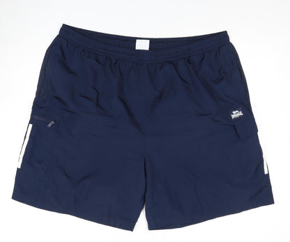 Lonsdale Men's Blue Cargo Shorts 3XL Relaxed Fit
