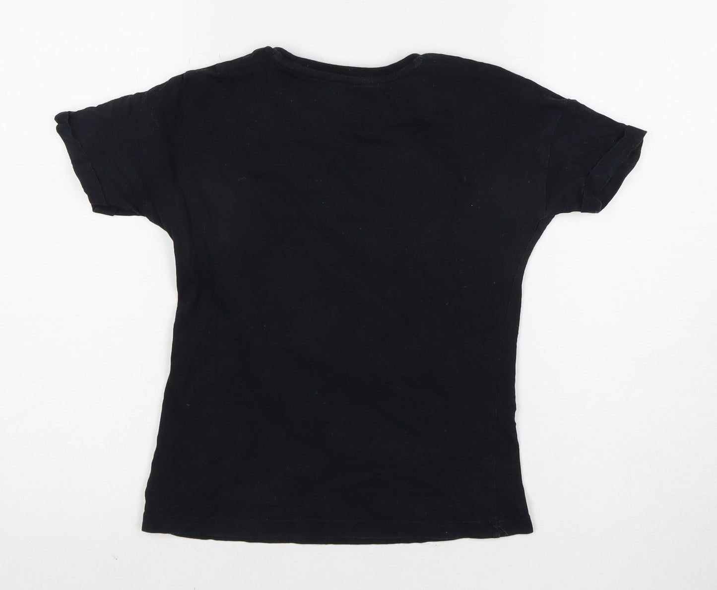 Marks and Spencer Girls Black Disney Princess T-Shirt 9-10 Years