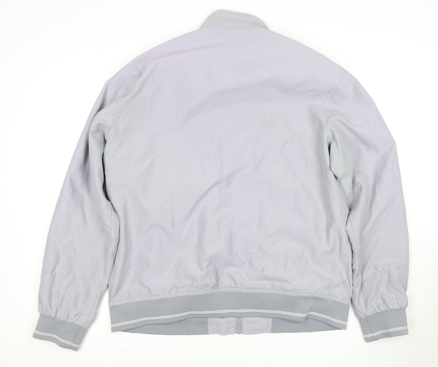 Aspen & Court Men's Grey Full-Zip Jacket - Large