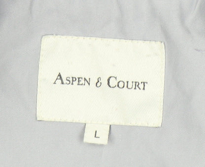 Aspen & Court Men's Grey Full-Zip Jacket - Large