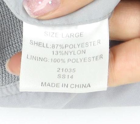 Aspen & Court Men's Grey Full-Zip Jacket - Large