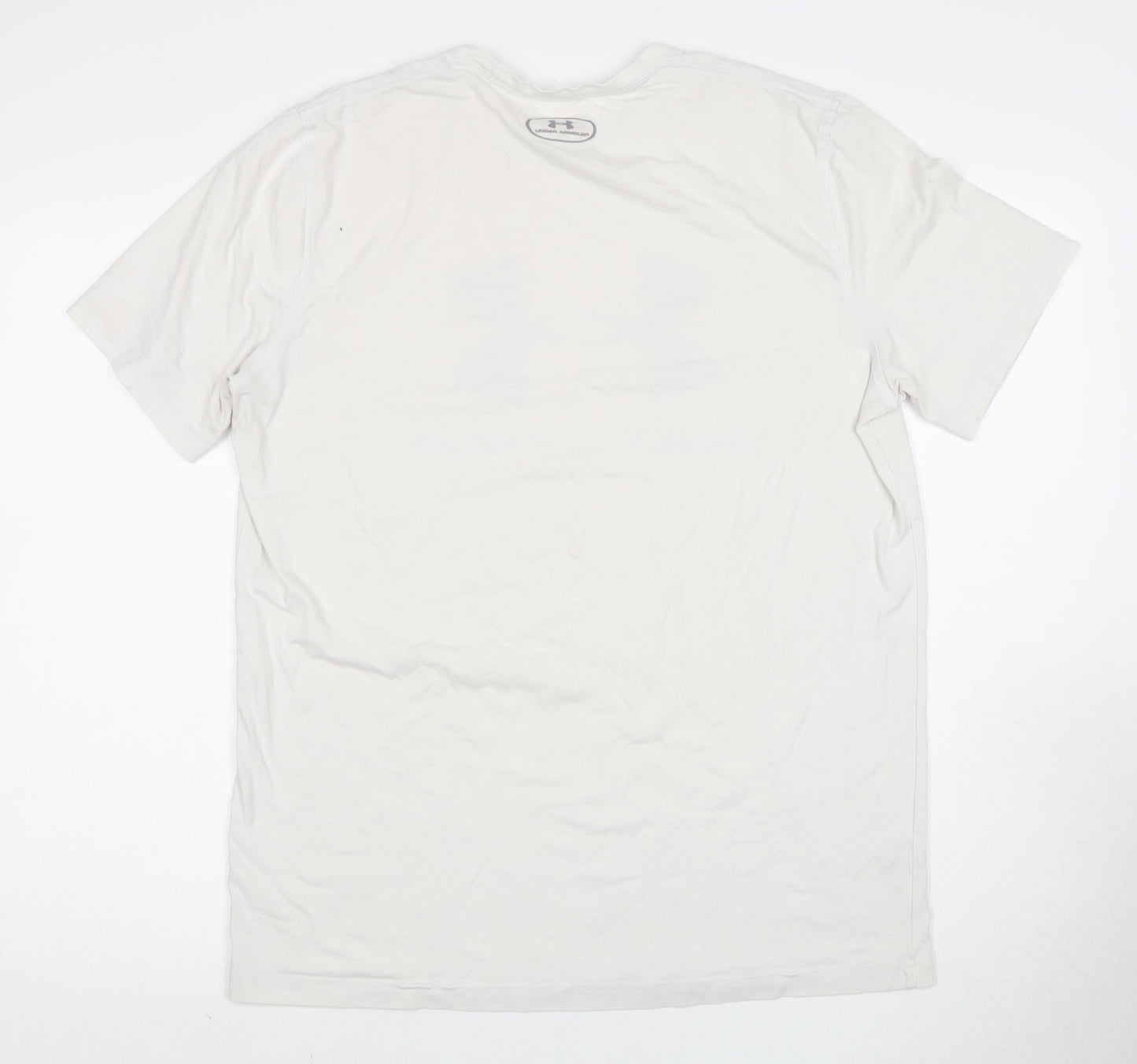 Under Armour Men's White M Logo T-Shirt
