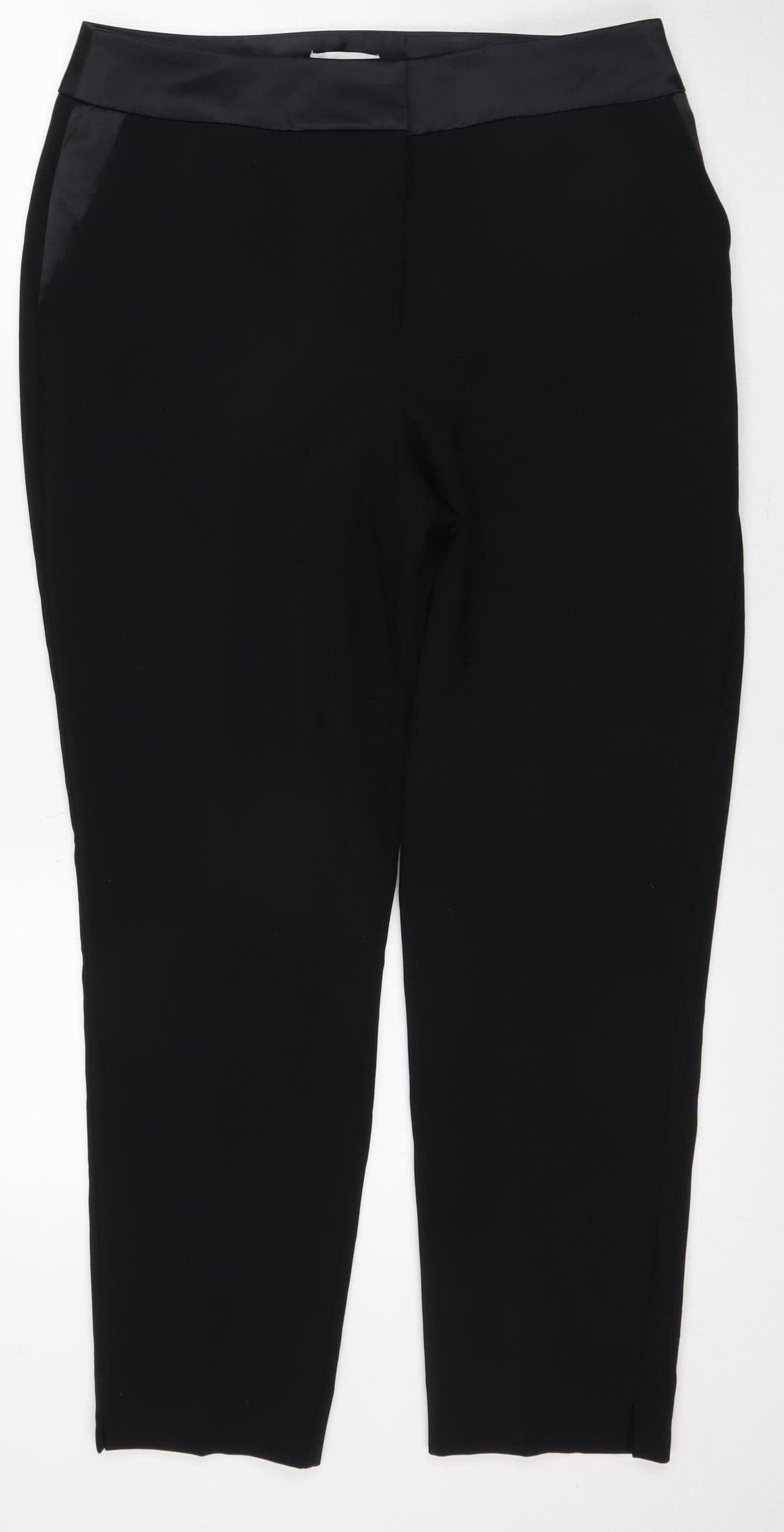 Womens UK Size 12 Warehouse  Dress Pants Black Trousers