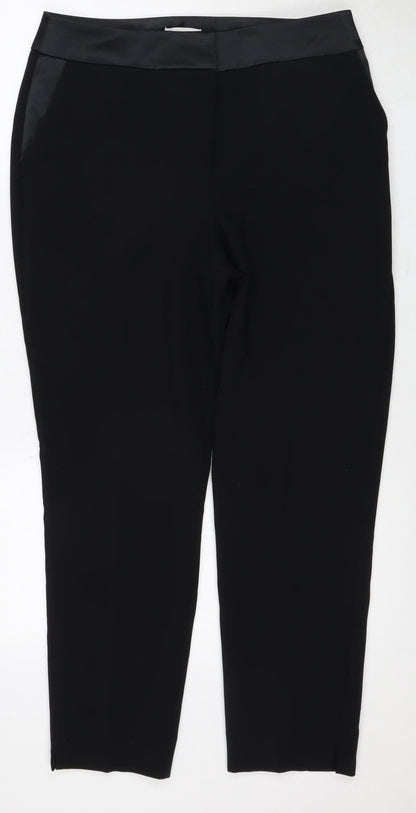 Womens UK Size 12 Warehouse  Dress Pants Black Trousers