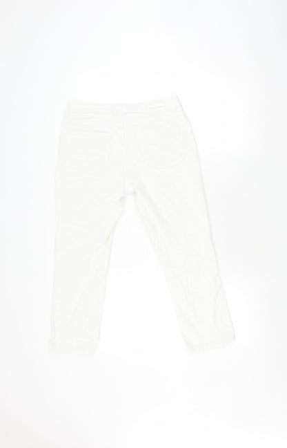Boden Women's White Jeans Size 10 with Pockets