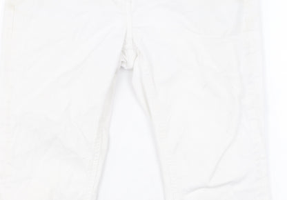 Boden Women's White Jeans Size 10 with Pockets