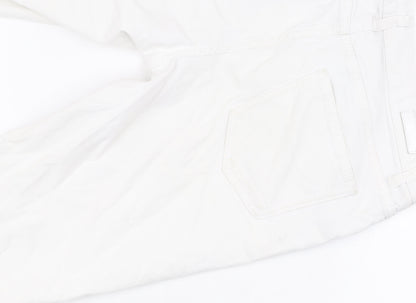 Boden Women's White Jeans Size 10 with Pockets