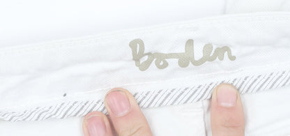 Boden Women's White Jeans Size 10 with Pockets