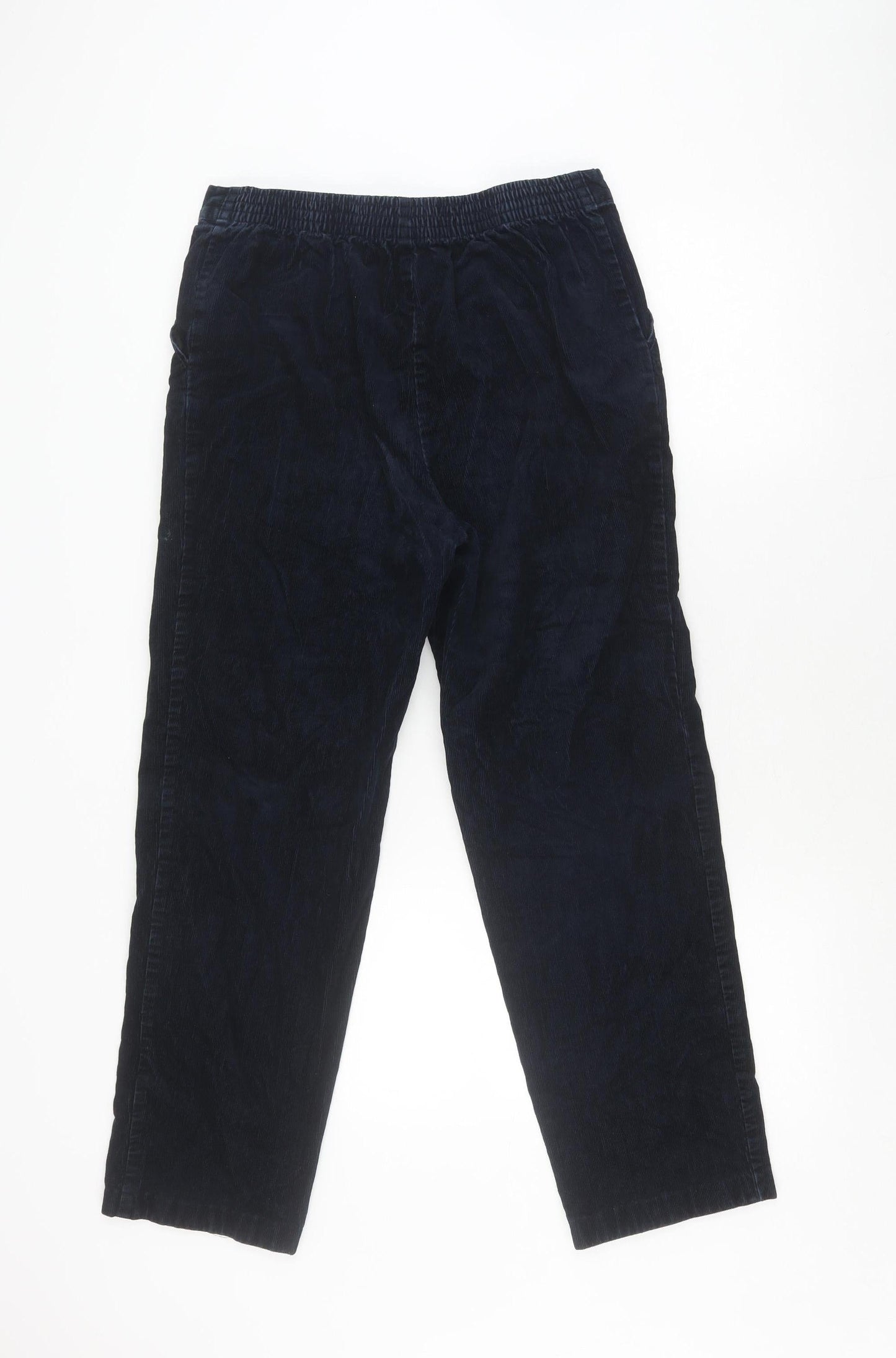 Womens UK Size 12 Marks and Spencer Regular Fit  Blue Trousers