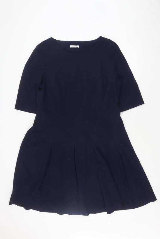 Kaliko Women's Blue Fit & Flare Dress Size 20