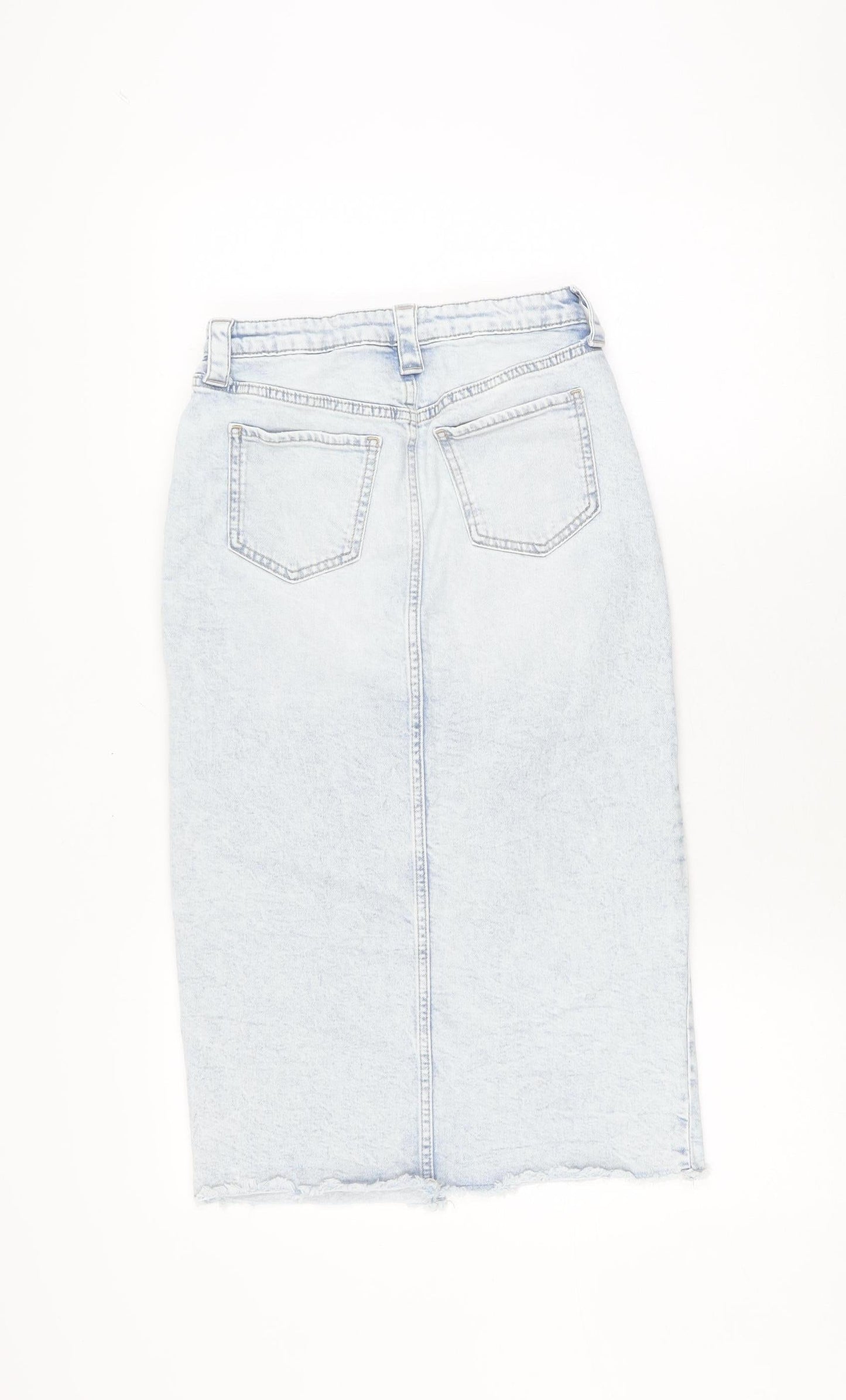 H&M Teens Blue Denim Pencil Skirt Size 10