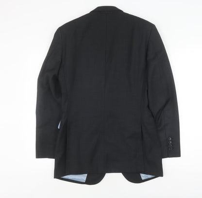 Mens UK Size 36 Charles Tyrwhitt Regular Black Suit Jacket