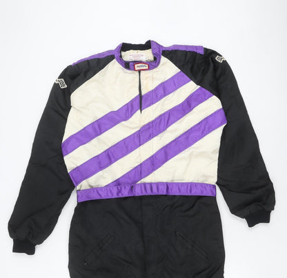 Mens UK Size L Morco Karting Threads Multicoloured Bomber Jacket