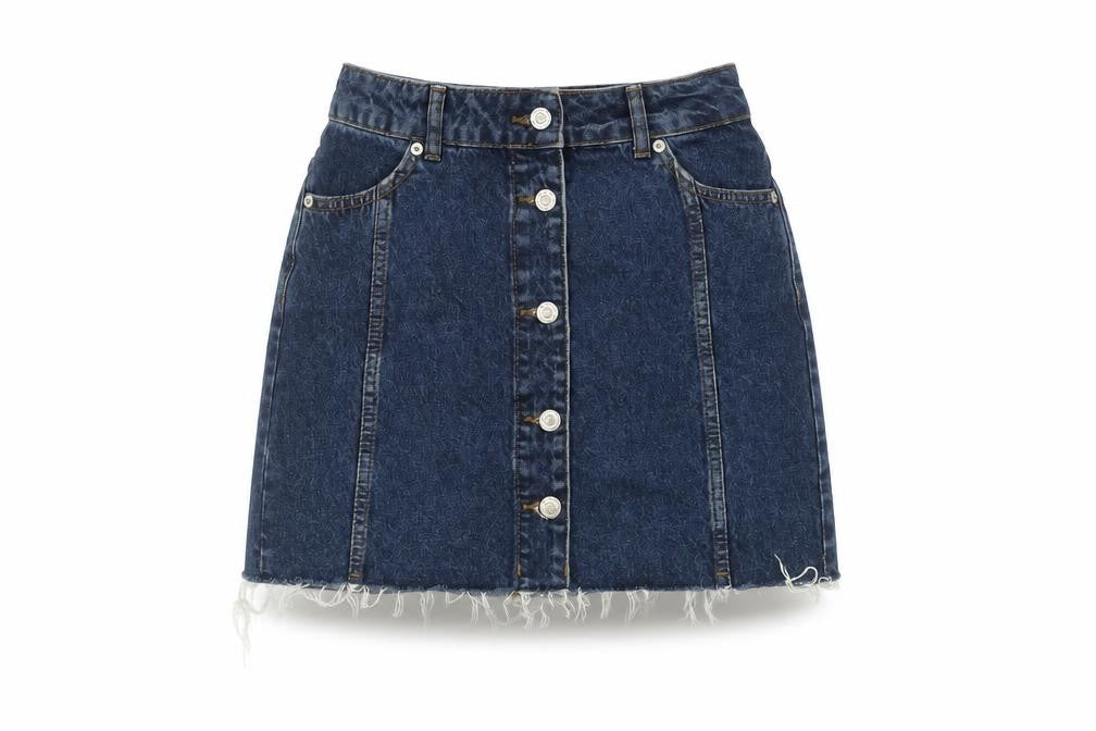 Womens UK Size 8 Topshop  Denim Skirt