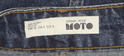 Womens UK Size 8 Topshop  Denim Skirt