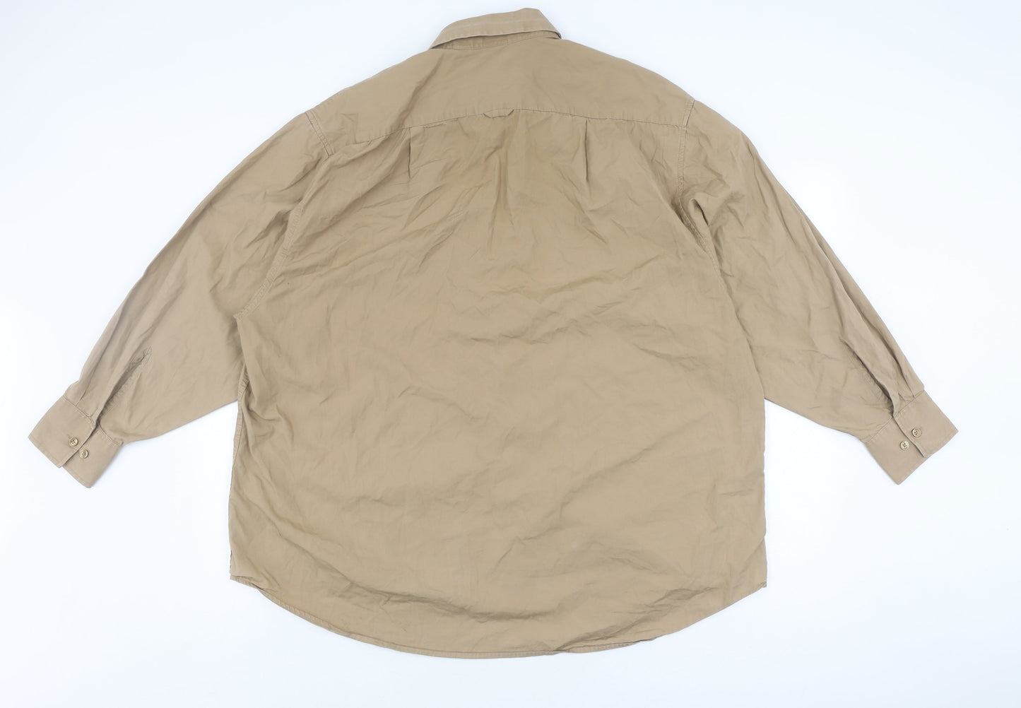 Womens UK Size 12 COLLUSION Beige Basic Button-Up