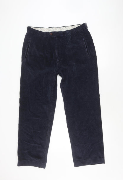Wolsey Men's Blue Corduroy Trousers Size L