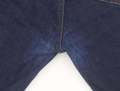 ASOS Men's Blue Skinny Jeans, Size 34, Dark Denim