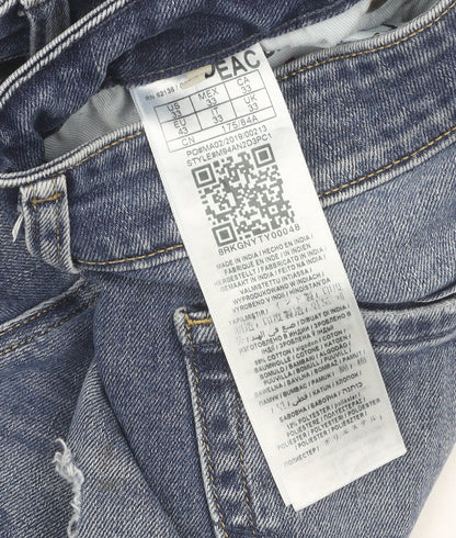 Guess Men's Blue Skinny Jeans 33 Slim Fit