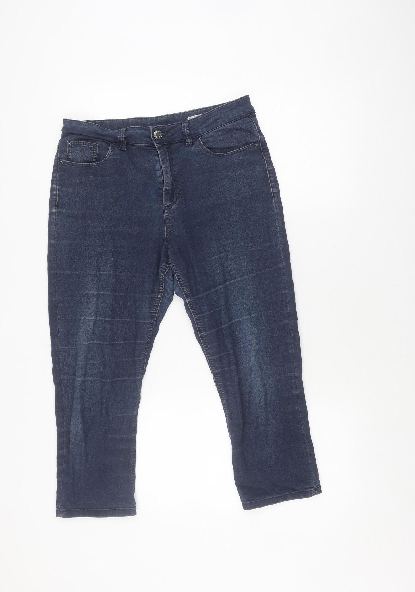 Womens UK Size 10 Marks and Spencer Regular Fit Skinny Blue Jeans