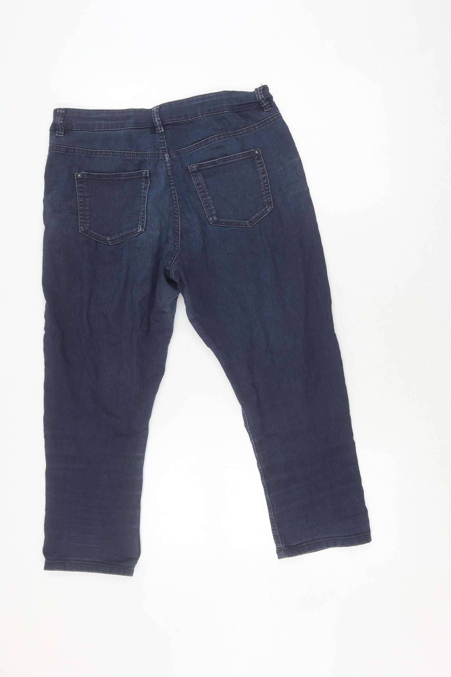 Womens UK Size 10 Marks and Spencer Regular Fit Skinny Blue Jeans