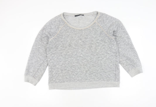 Womens UK Size L French Connection Grey Pullover Sweatshirt