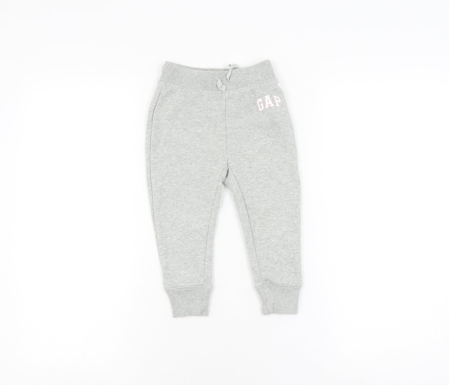 GAP Girls Grey Jogger Trousers 2 Years, Elastic Waist