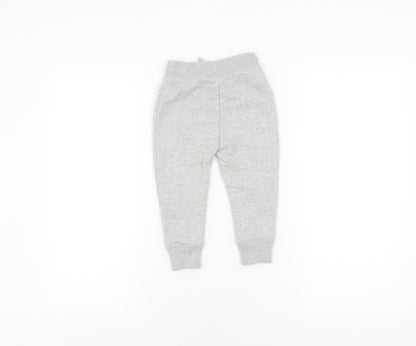 GAP Girls Grey Jogger Trousers 2 Years, Elastic Waist