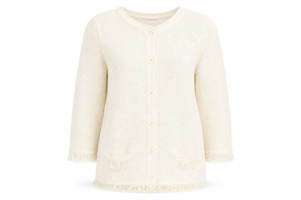 Womens UK Size L Windsmoor Ivory Cardigan Jumper