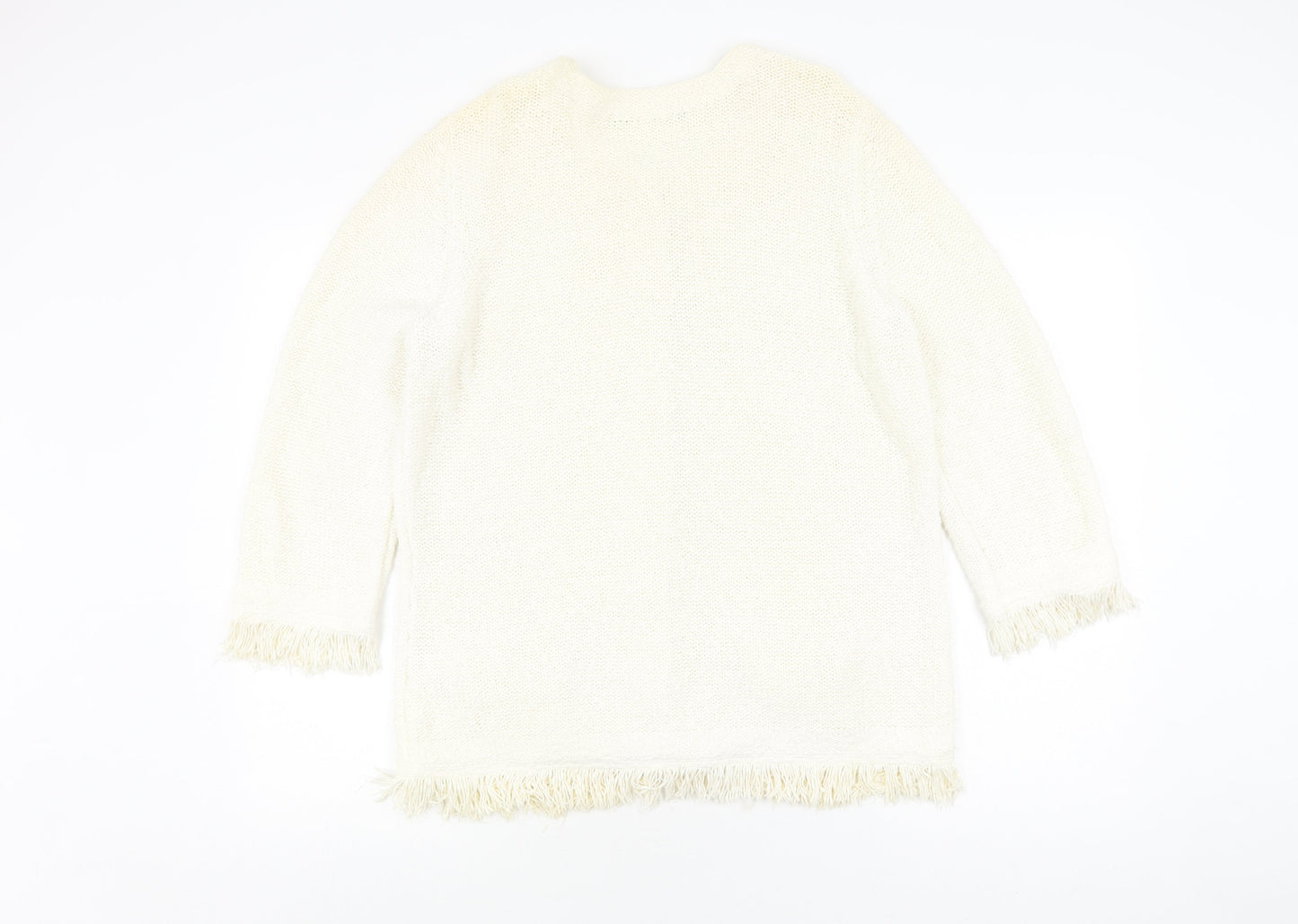Womens UK Size L Windsmoor Ivory Cardigan Jumper