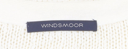 Womens UK Size L Windsmoor Ivory Cardigan Jumper