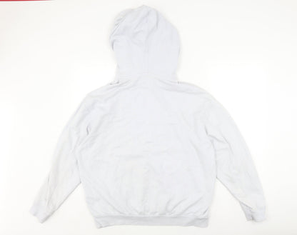 Mens UK Size M Levi's White Pullover Hoodie