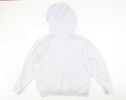 Mens UK Size M Levi's White Pullover Hoodie